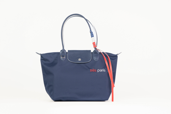 Longchamp Limited Navy Tag Bag L size