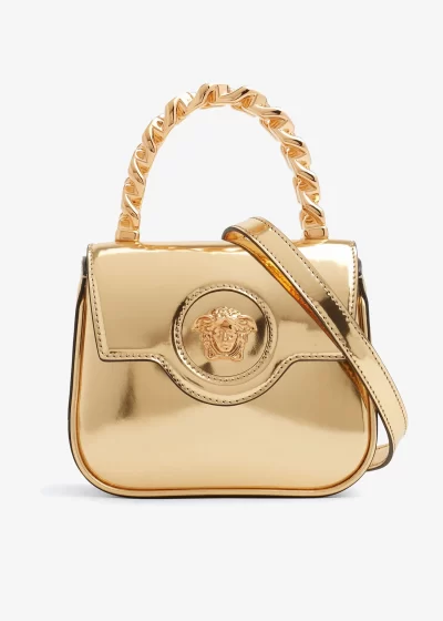 Versace La Medusa Patent Mini  Bag