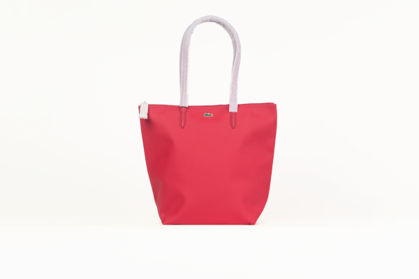 Lacoste Tote Leather Red