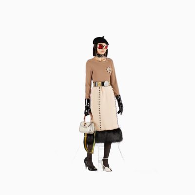 Gucci Bamboo1947 Mini Top Handle Bag Orange