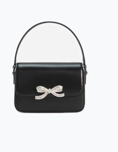 Self-portrait Black Leather Bag