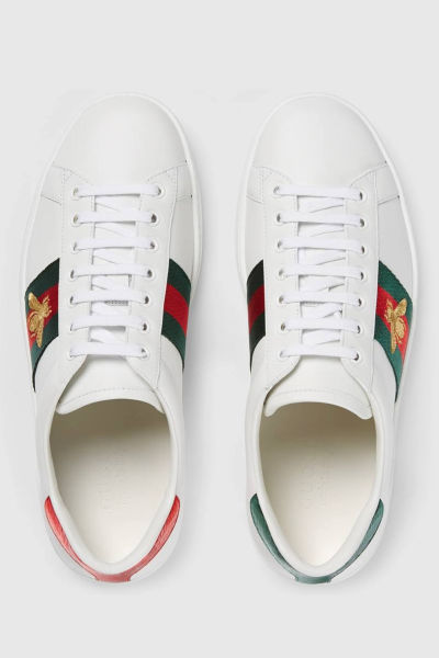 Gucci MEN'S ACE SNEAKER WITH EMBROIDERY