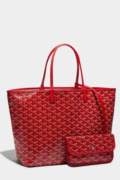 Goyard Saint Louis PM Tote Bag Red