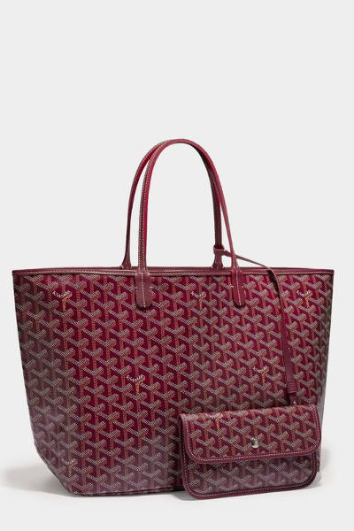 Goyard Saint Louis PM Tote Bag Burgundy