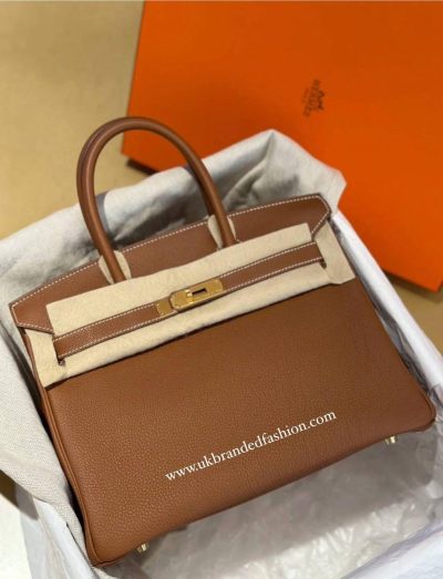 Hermès Birkin 25 Tan With Gold Tone