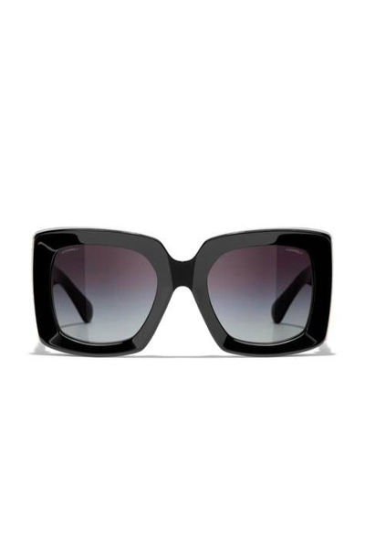 CHANEL Rectangle Sunglasses
