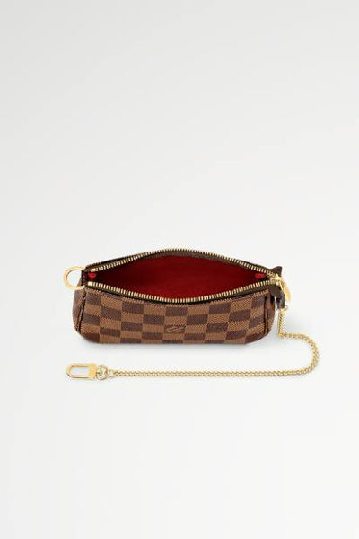 LV Mini Pochette Accessoires Damier Ebene Canvas