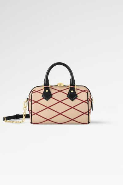 LV Speedy Bandoulière 20 Bag  Malletage Leather