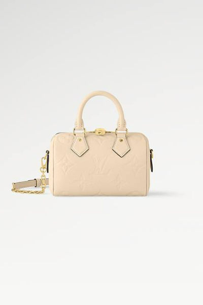 LV Speedy Bandoulière 20 Bag Cream