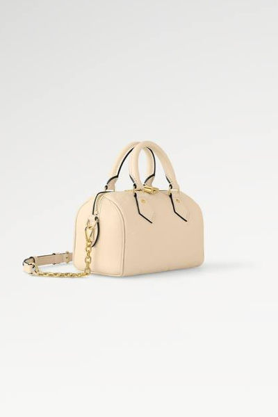 LV Speedy Bandoulière 20 Bag Cream