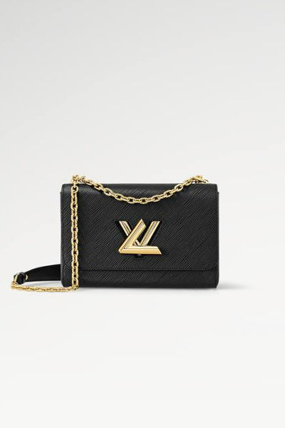 LV Twist MM Chain Bag Black