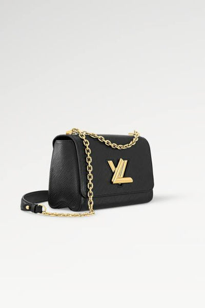 LV Twist MM Chain Bag Black