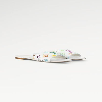 LV x TM 6AM Flat Mules