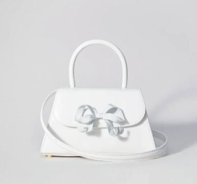 Self-portrait The Bow Mini in White with Enamel