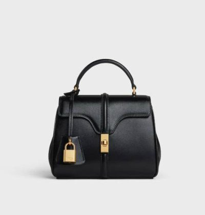 CELINE MINI 16 IN SATINATED CALFSKIN