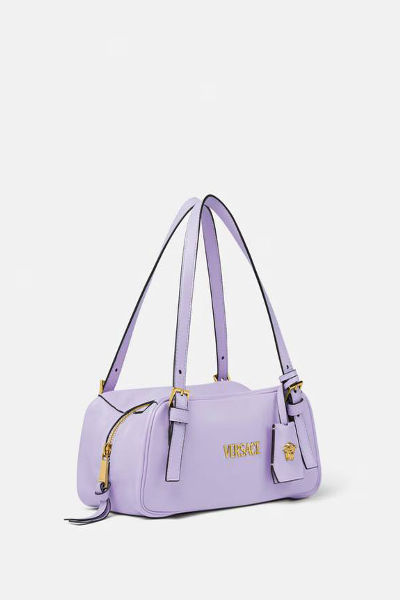 VERSACE TAG BOWLING SHOULDER BAG