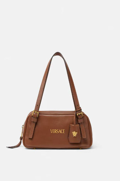 VERSACE TAG BOWLING SHOULDER BAG