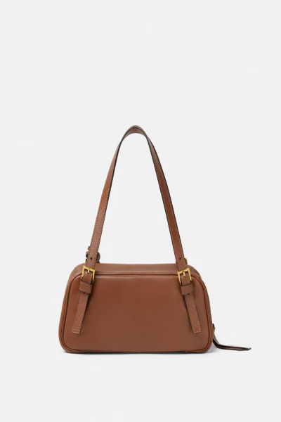 VERSACE TAG BOWLING SHOULDER BAG