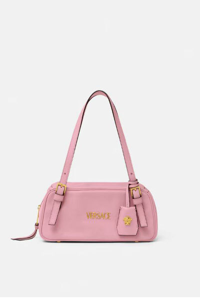 VERSACE TAG BOWLING SHOULDER BAG