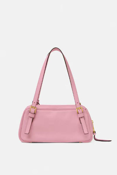 VERSACE TAG BOWLING SHOULDER BAG