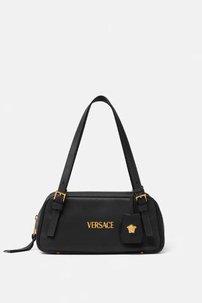 VERSACE TAG BOWLING SHOULDER BAG