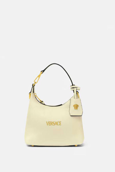 VERSACE TAG HOBO HANDBAG
