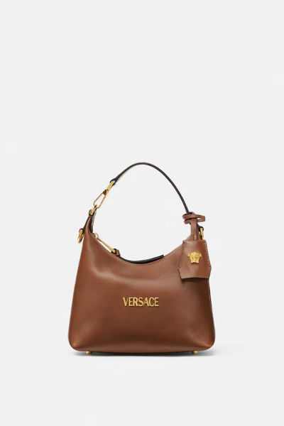 VERSACE TAG HOBO HANDBAG