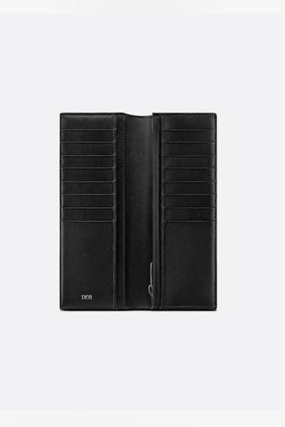 Dior CD Icon Vertical Bifold Wallet