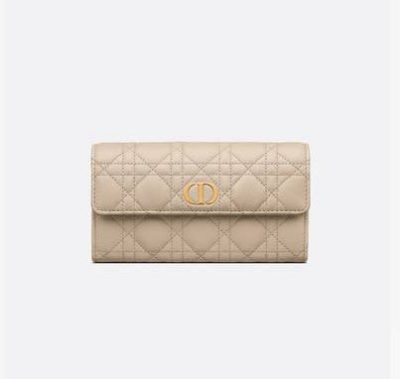 Dior Caro Orchid Long Wallet