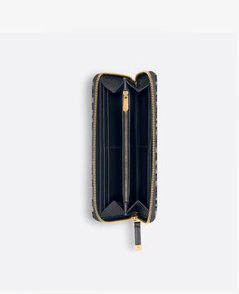 Dior 30 Montaigne Voyageur Slim Wallet Blue Dior Oblique Jacquard