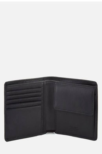 Hugo Boss Men's Moneme Leather Wallet - Black