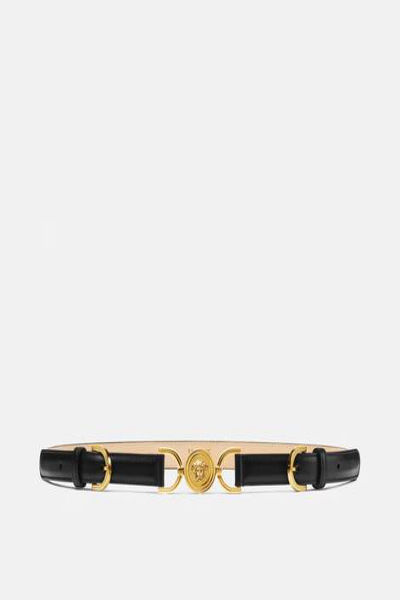 VERSACE MEDUSA '95 LEATHER BELT