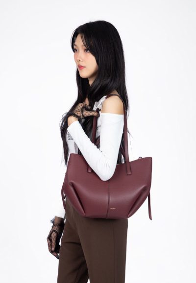 Polene Cyme Mini Textured Leather