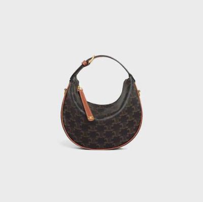 CELINE LULU IN TRIOMPHE CANVAS AND CALFSKIN