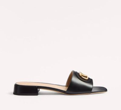 VALENTINO VLOGO SIGNATURE SLIDE SANDAL IN CALFSKIN 20MM