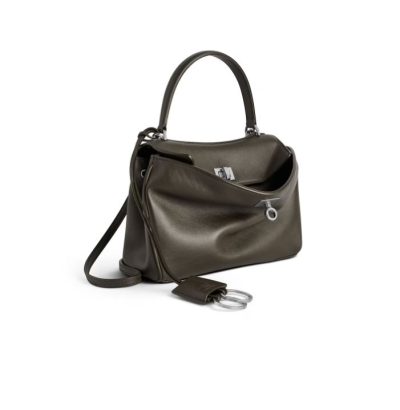 BALENCIAGA Women's Rodeo Handbag Mini in Khaki