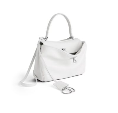 BALENCIAGA Women's Rodeo Handbag Mini in White