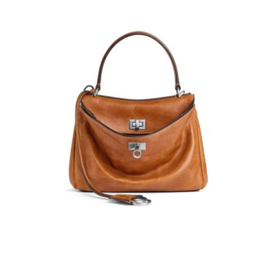 BALENCIAGA Women's Rodeo Handbag Mini in Tan Cowboy