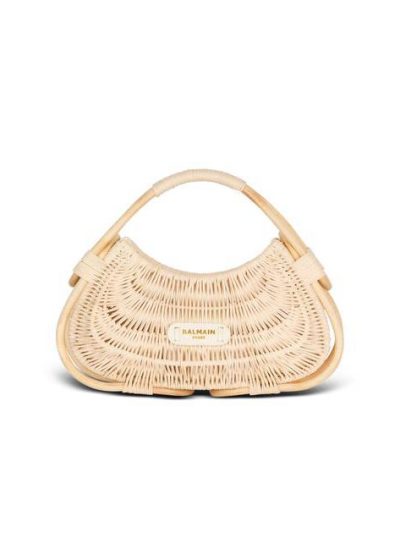 BALMIAN Medium Jolie Madame wicker basket bag