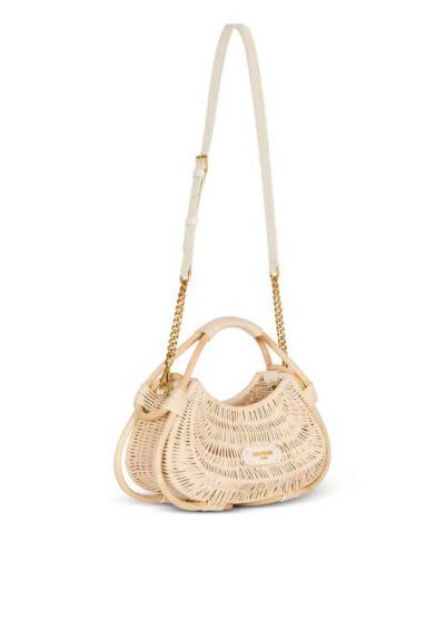 BALMIAN Medium Jolie Madame wicker basket bag