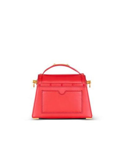 BALMAIN Box leather B-Buzz Dynasty bag