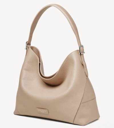 Aspinal of london Hobo Soft Taupe Pebble