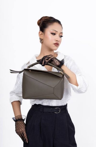 LOEWE small Puzzle leather shoulder bag