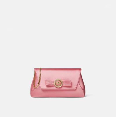 VERSACE CRYSTAL GIANNI RIBBON CLUTCH