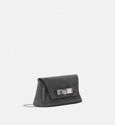 VERSACE CRYSTAL GIANNI RIBBON CLUTCH