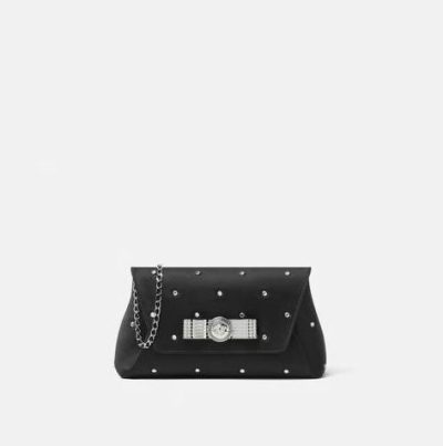 VERSACE CIELO STELLATO GIANNI RIBBON CLUTCH