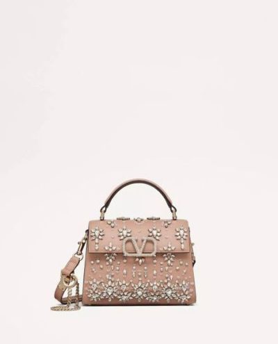 VALENTINO GARAVANI MINI VSLING EMBROIDERED HANDBAG
