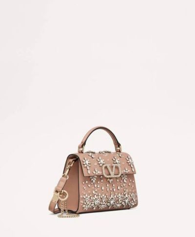 VALENTINO GARAVANI MINI VSLING EMBROIDERED HANDBAG