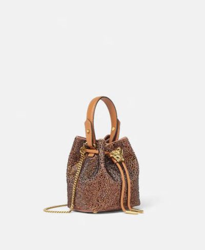 VERSACE CRYSTAL LA MEDUSA MINI BUCKET BAG