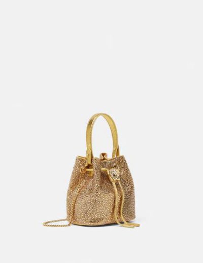 VERSACE CRYSTAL LA MEDUSA MINI BUCKET BAG